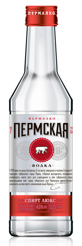 Водка <br>ПЕРМСКАЯ - 0.25 L : Водка <br>ПЕРМСКАЯ