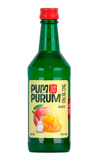 Соджу <br>PUM PURUM MANGO <br>(ПУМ ПУРУМ «МАНГО») - 0.375 L : Соджу <br>PUM PURUM MANGO <br>(ПУМ ПУРУМ «МАНГО»)